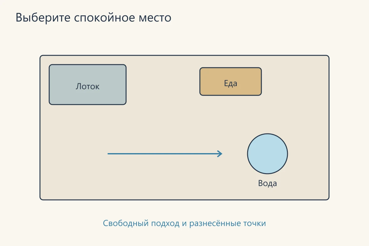 Выберите спокойное место